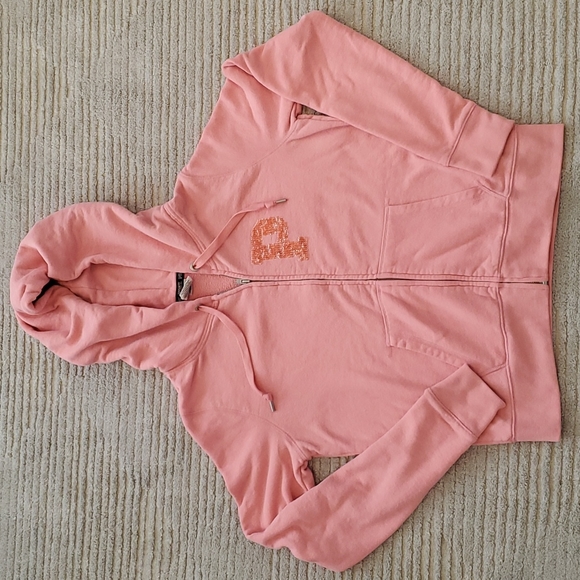 PINK Victoria's Secret Tops - Victoria's Secret Pink Zip Up Hoodie